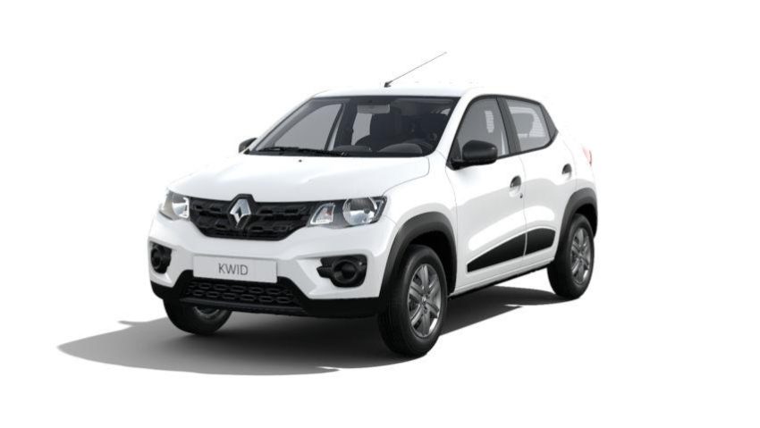 Renault Kwid Zen Branco visto de frente