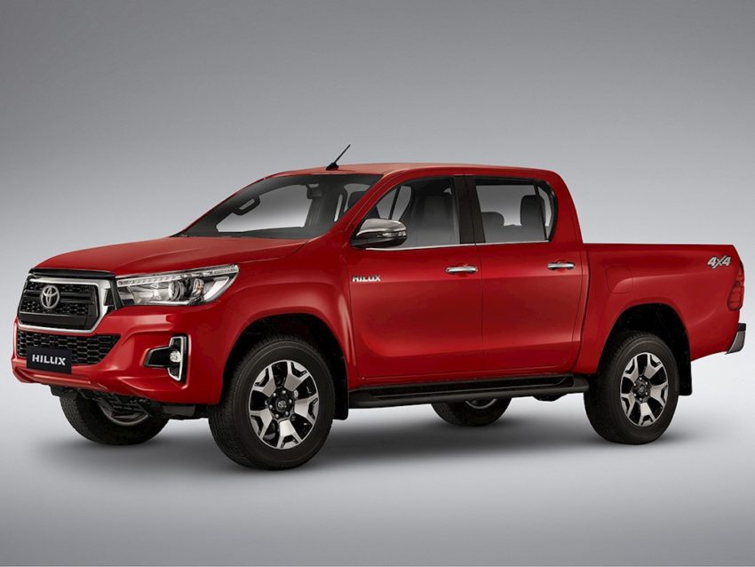 toyota hilux 2020 vermelha