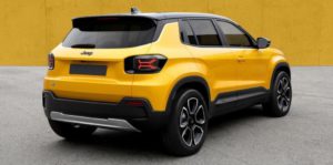 SUV 100% elétrico da Jeep traseira