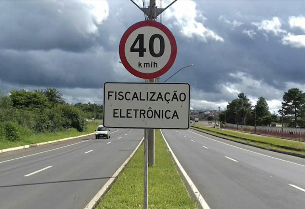 placa sinalização