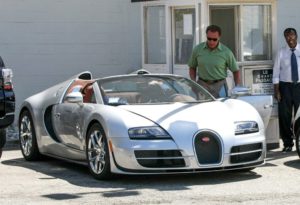 Arnold Schwarzenegger - Bugatti Veyron