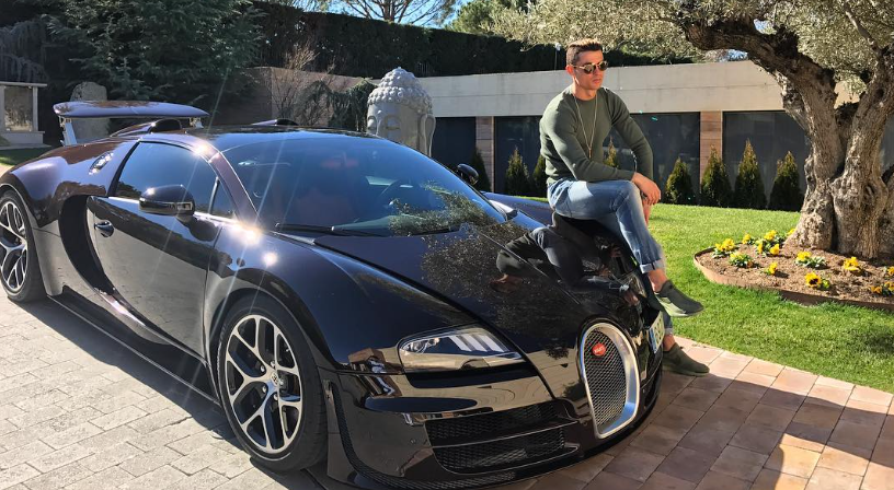 Cristiano Ronaldo Bugatti Veyron