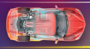 O novo Chevrolet Corvette usa motor central-traseiro Imagem reprodução